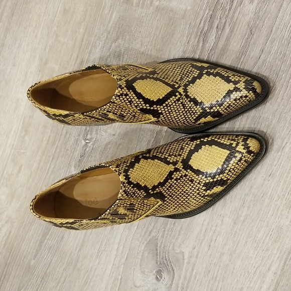 NWOB Chloé Rylee Snake Ankle Boots, 39, $895 - Picture 2 of 6